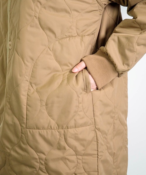 D.M.G.（ドミンゴ）の「[D.M.G. / ディーエムジー] ナイロンリップキルトライナーコート（ダウンジャケット/コート・レディース・ベージュ/ホワイト・FREE）」の16枚目の写真