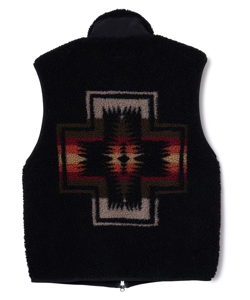 PENDLETON(ペンドルトン)の「PENDLETON/ペンドルトン ボアジャガードスタンドベスト(ベスト・メンズ・チャコールグレー/ブラック/アイボリー・LARGE/MEDIUM)」の13枚目の写真