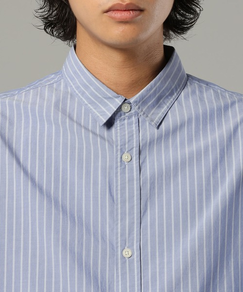 RAGEBLUE（レイジブルー）の「ストライプ柄ブロードシャツ（シャツ/ブラウス・メンズ・グレー系その他/ブルー系その他・LARGE/MEDIUM/SMALL）」の17枚目の写真