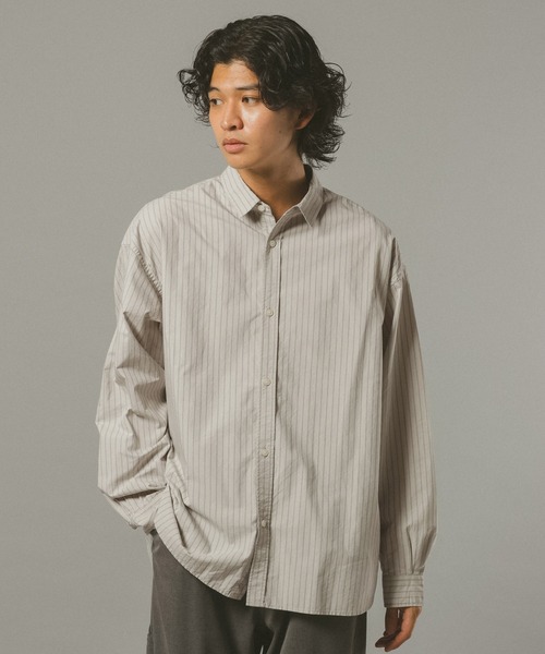 RAGEBLUE（レイジブルー）の「ストライプ柄ブロードシャツ（シャツ/ブラウス・メンズ・グレー系その他/ブルー系その他・LARGE/MEDIUM/SMALL）」の6枚目の写真