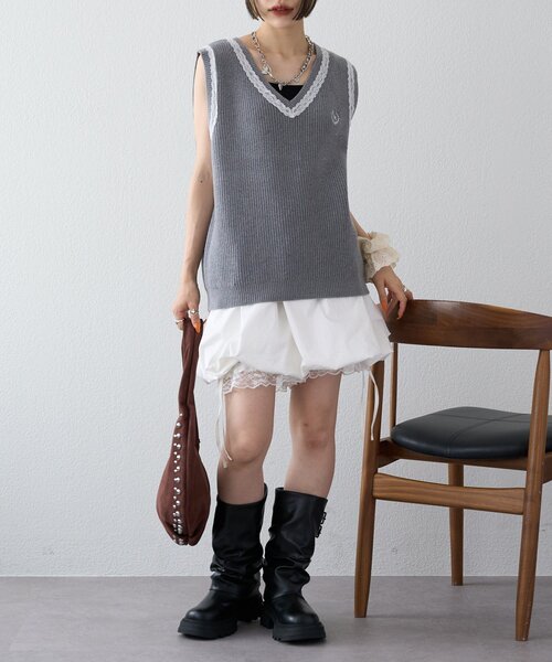 セール】【25AW】ベルト付カバーミドルブーツ（ブーツ）｜w closet