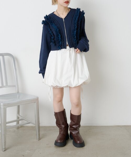 セール】【25AW】ベルト付カバーミドルブーツ（ブーツ）｜w closet