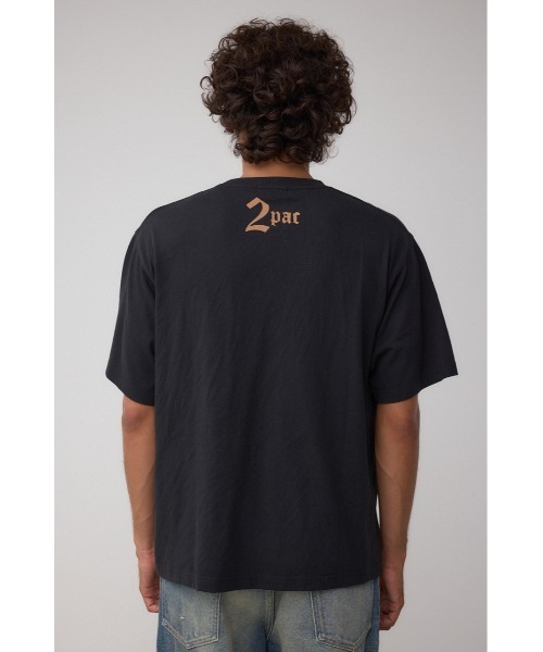 AZUL by moussy(アズールバイマウジー)の「【2PAC】ビンテージラップ半袖TEE(Tシャツ/カットソー・メンズ・ブラック/ホワイト・FREE)」の20枚目の写真