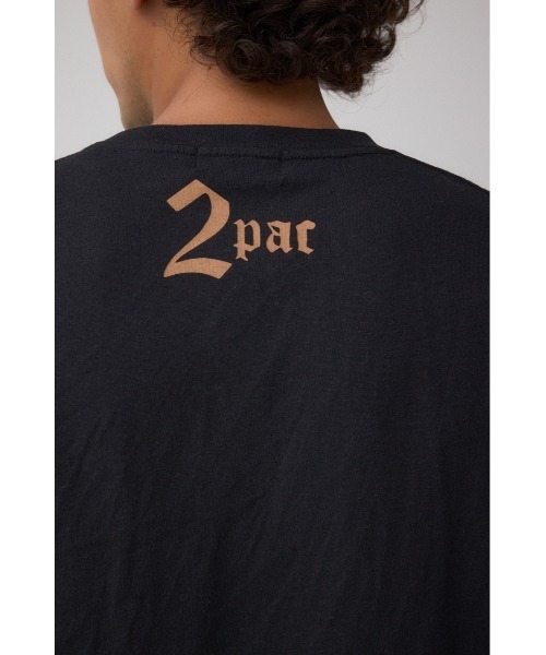 AZUL by moussy(アズールバイマウジー)の「【2PAC】ビンテージラップ半袖TEE(Tシャツ/カットソー・メンズ・ブラック/ホワイト・FREE)」の21枚目の写真
