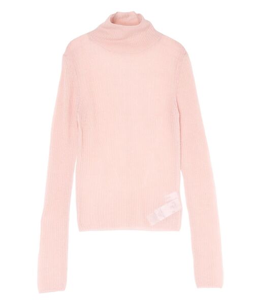 LAGUNAMOON(ラグナムーン)の「アルパカシアータートルニットプルオーバー(ニット/セーター・レディース・アイボリー/ブラック/ブルー/ピンク・FREE)」の1枚目の写真