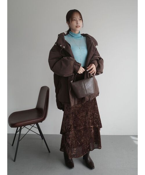 LAGUNAMOON（ラグナムーン）の「アルパカシアータートルニットプルオーバー（ニット/セーター・レディース・アイボリー/ブラック/ブルー/ピンク・FREE）」の13枚目の写真