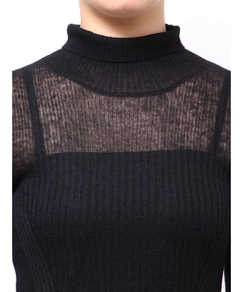 LAGUNAMOON（ラグナムーン）の「アルパカシアータートルニットプルオーバー（ニット/セーター・レディース・アイボリー/ブラック/ブルー/ピンク・FREE）」の21枚目の写真