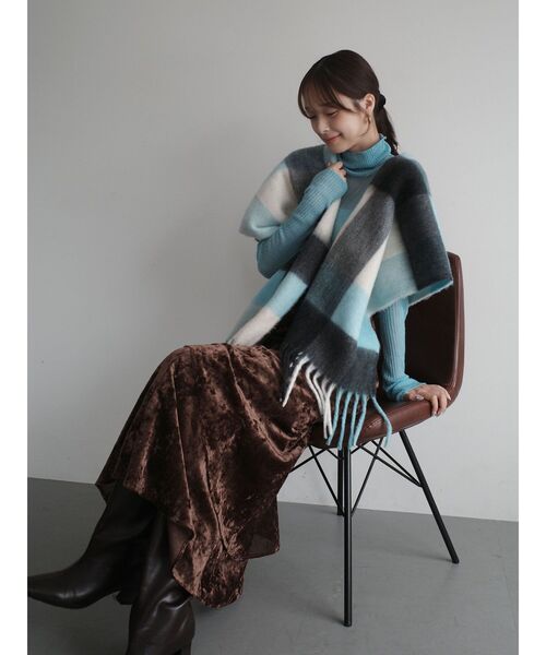 LAGUNAMOON(ラグナムーン)の「アルパカシアータートルニットプルオーバー(ニット/セーター・レディース・アイボリー/ブラック/ブルー/ピンク・FREE)」の10枚目の写真