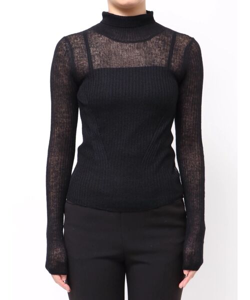 LAGUNAMOON(ラグナムーン)の「アルパカシアータートルニットプルオーバー(ニット/セーター・レディース・アイボリー/ブラック/ブルー/ピンク・FREE)」の18枚目の写真