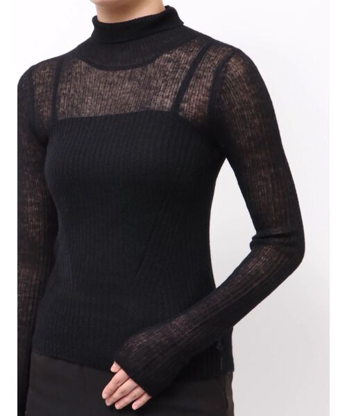 LAGUNAMOON(ラグナムーン)の「アルパカシアータートルニットプルオーバー(ニット/セーター・レディース・アイボリー/ブラック/ブルー/ピンク・FREE)」の22枚目の写真