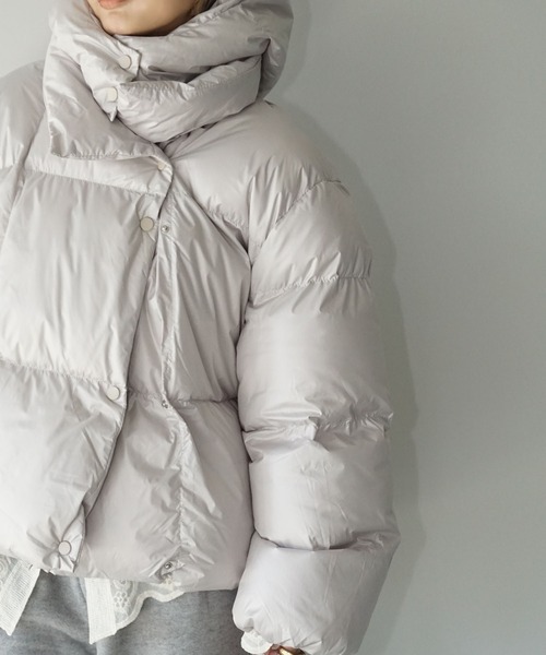 ワイドボリューム パッファージャケット chw25a054-ファッション