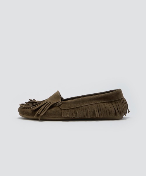 SACO モカシン 1.0cm GREIGE（モカシン/デッキシューズ