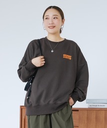 reca | お散歩フレンズロゴ発泡プリント＆刺繍BIGスウェット(スウェット)