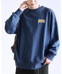 reca | お散歩フレンズロゴ発泡プリント＆刺繍BIGスウェット(スウェット)