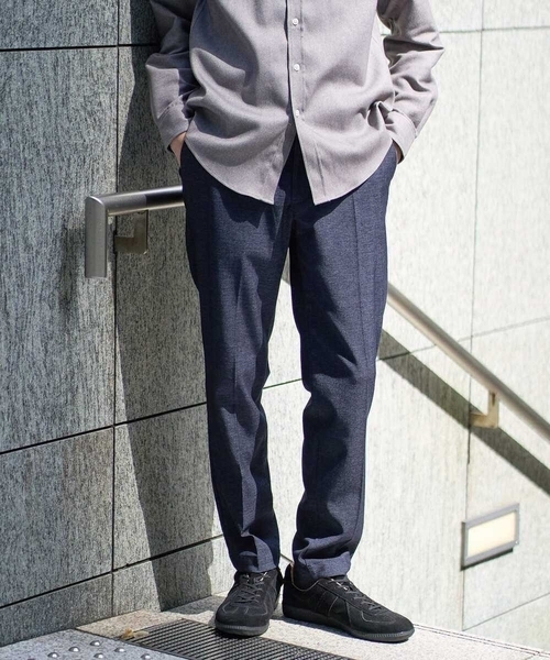 a.v.v（アーヴェヴェ）の「【春の通勤におすすめ/イージーケア/洗濯機で洗える】デニムライクストレッチスラックス〈ON/OFF SERIES〉（その他パンツ・メンズ・チャコールグレー/ネイビー/ブラック・44/48/50/46）」の13枚目の写真