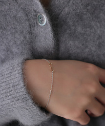 Lilas（リラ）の「【SAMH by LILAS】 デタッチャブルフックSVブレスレット K10*SV（ブレスレット）」