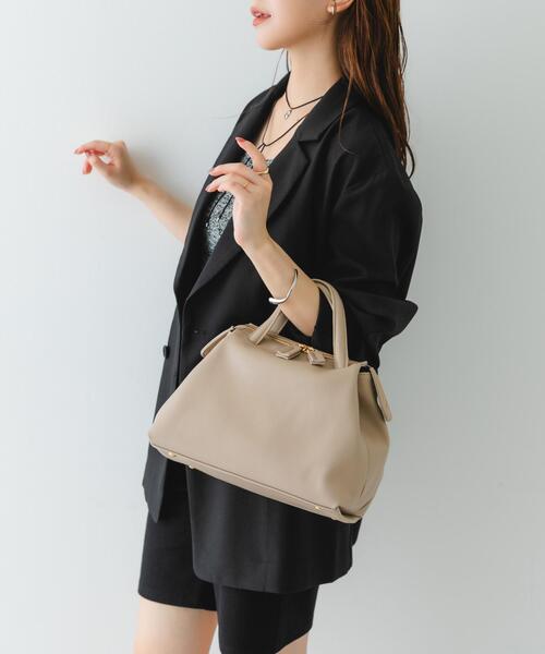 RODE SKO（ロデスコ）の「ソフトボストンバッグ（ボストンバッグ・レディース・グレー系その他/ブラック・ONE）」の9枚目の写真