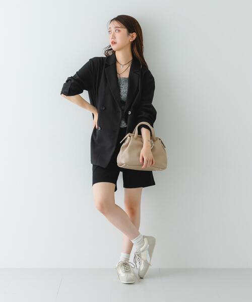 RODE SKO（ロデスコ）の「ソフトボストンバッグ（ボストンバッグ・レディース・グレー系その他/ブラック・ONE）」の6枚目の写真