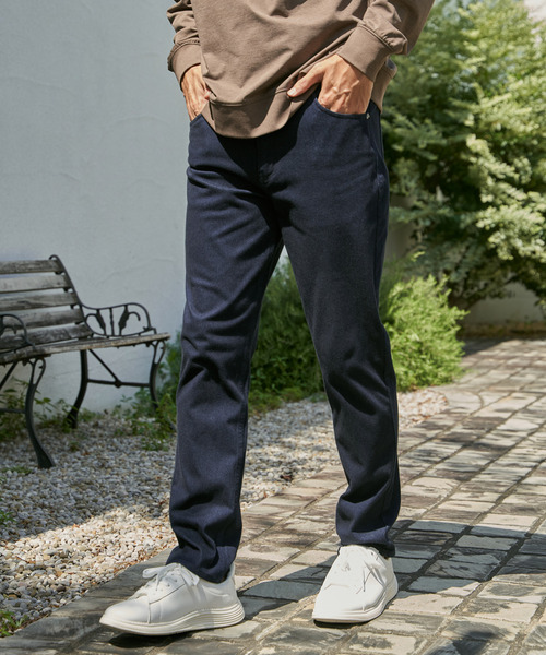 ikka（イッカ）の「GOKU楽パンツ EASY STRETCHデニム5P（デニムパンツ・メンズ・ブラック/ネイビー・S/M/L/XL）」の3枚目の写真