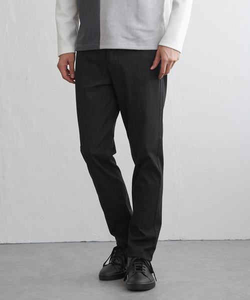 ikka（イッカ）の「GOKU楽パンツ EASY STRETCHデニム5P（デニムパンツ・メンズ・ブラック/ネイビー・S/M/L/XL）」の8枚目の写真