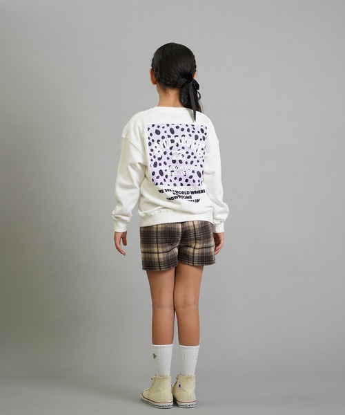 BILLABONG（ビラボン）の「BILLABONG/ビラボン トレーナー スウェット キッズ クルーネック レオパード柄 ロゴ バックプリント 裏毛 親子コーデ SQUARE LOGO BOY FIT BF016-030（スウェット・キッズ・ブラック/ホワイト・150cm/130cm/140cm）」の9枚目の写真