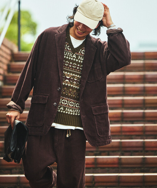 セール】NAUTICA/ノーティカ ヴィンテージライク コーデュロイシングル