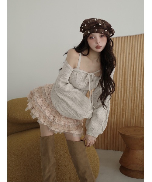 Darich（ダーリッチ）の「ランダムパールベレー（ハンチング/ベレー帽