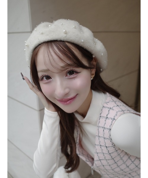 Darich（ダーリッチ）の「ランダムパールベレー（ハンチング/ベレー帽