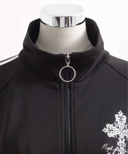 REFLEM(レフレム)の「『REFLEM/レフレム』バックプリントトラックジャージ(ジャージ・レディース・ブラック×ホワイト/グレー/ブラック×パープル・M/L)」の17枚目の写真