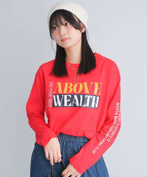 RiCO SUCRE（リコシュクレ）の「ラバーロゴプリントロングTシャツ（Tシャツ/カットソー）」