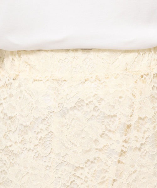 LOWRYS FARM（ローリーズファーム）の「レースティアードスカート  579640（スカート・レディース・ブラウン/アイボリー/ブラック・FREE）」の11枚目の写真