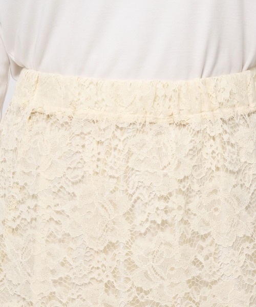 LOWRYS FARM（ローリーズファーム）の「レースティアードスカート  579640（スカート・レディース・ブラウン/アイボリー/ブラック・FREE）」の12枚目の写真