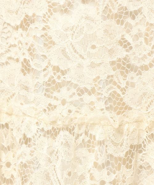 LOWRYS FARM（ローリーズファーム）の「レースティアードスカート  579640（スカート・レディース・ブラウン/アイボリー/ブラック・FREE）」の14枚目の写真