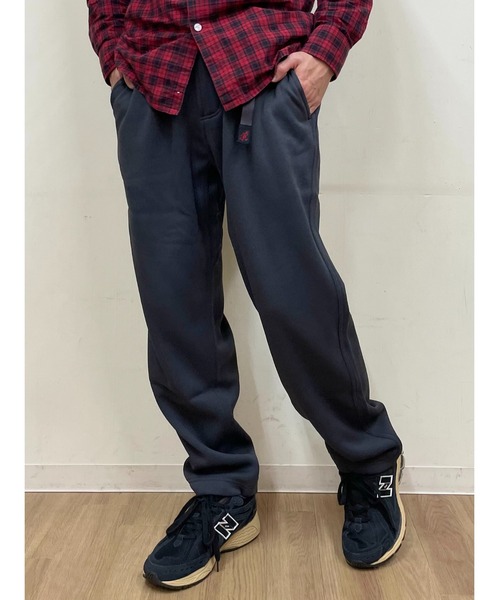 Gramicci(グラミチ)の「GRAMICCI/グラミチ ボンディングニットフリースイージーテーパードパンツ BONDING KNIT FLEECE EASY TAPERED PANTS(その他パンツ・メンズ・チャコールグレー/ブラック・S/L/M)」の1枚目の写真