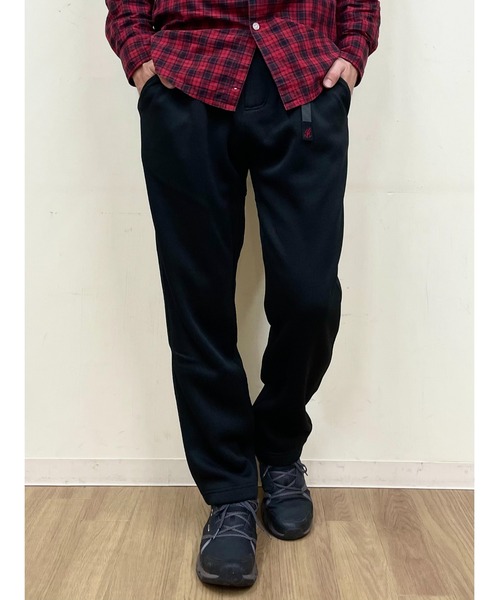 Gramicci(グラミチ)の「GRAMICCI/グラミチ ボンディングニットフリースイージーテーパードパンツ BONDING KNIT FLEECE EASY TAPERED PANTS(その他パンツ・メンズ・チャコールグレー/ブラック・S/L/M)」の2枚目の写真