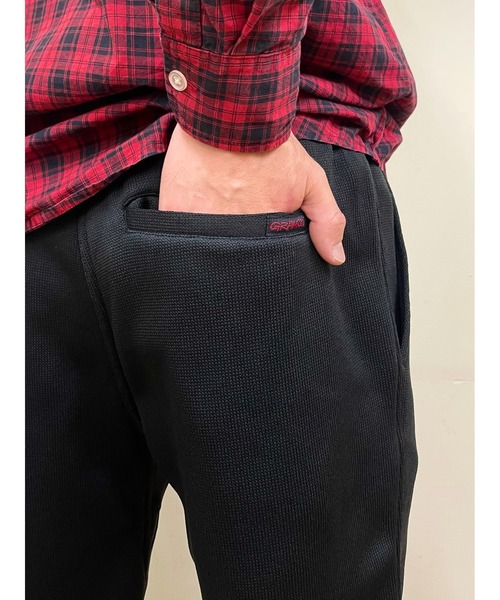 Gramicci(グラミチ)の「GRAMICCI/グラミチ ボンディングニットフリースイージーテーパードパンツ BONDING KNIT FLEECE EASY TAPERED PANTS(その他パンツ・メンズ・チャコールグレー/ブラック・S/L/M)」の5枚目の写真
