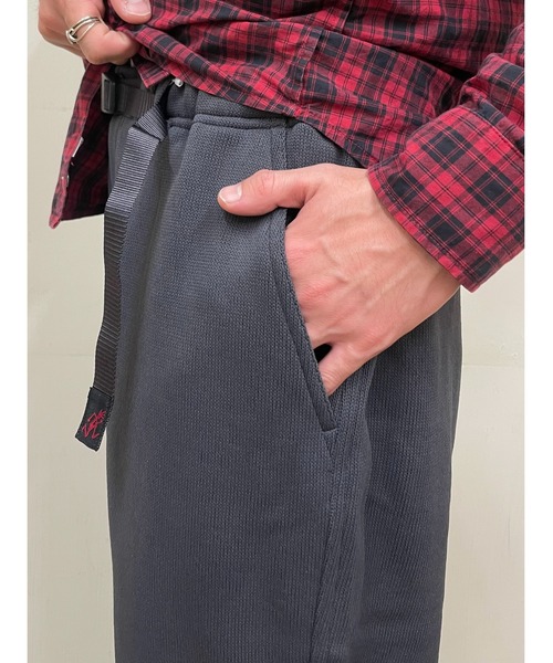 Gramicci(グラミチ)の「GRAMICCI/グラミチ ボンディングニットフリースイージーテーパードパンツ BONDING KNIT FLEECE EASY TAPERED PANTS(その他パンツ・メンズ・チャコールグレー/ブラック・S/L/M)」の9枚目の写真