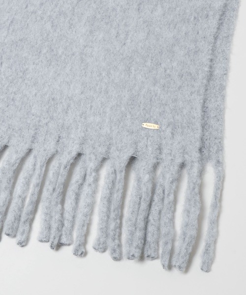 A part by(アパートバイ)の「モヘアコンフリンジストール(ストール/ショール・レディース・アイボリー/ブルー系その他2/ライトグレー・FREE)」の17枚目の写真