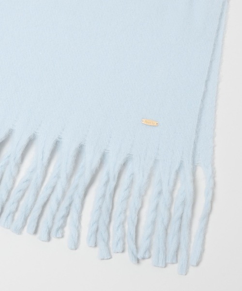 A part by(アパートバイ)の「モヘアコンフリンジストール(ストール/ショール・レディース・アイボリー/ブルー系その他2/ライトグレー・FREE)」の15枚目の写真