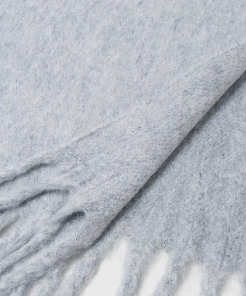 A part by(アパートバイ)の「モヘアコンフリンジストール(ストール/ショール・レディース・アイボリー/ブルー系その他2/ライトグレー・FREE)」の19枚目の写真