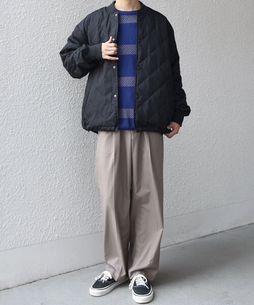 SHIPS any別注】TAION:〈手洗い可能〉ダイヤキルト スピンドル ダウン