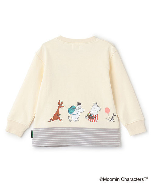 kladskap(クレードスコープ)の「【MOOMIN】ムーミンピクニック長袖Tシャツ(Tシャツ/カットソー・キッズ・アイボリー/グリーン・80cm/90cm/100cm/120cm/110cm)」の3枚目の写真