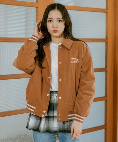repipi armario（レピピ アルマリオ）の「コーデュロイスタジャン（スタジャン・キッズ・ブラック/ブルー/ブラウン・SMALL/MEDIUM/LARGE）」の13枚目の写真