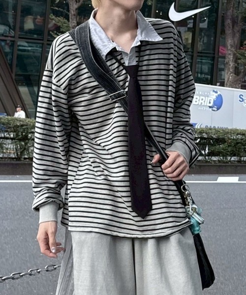 セール】【nmtc +】border long sleeve / 【エヌエムティーシープラス