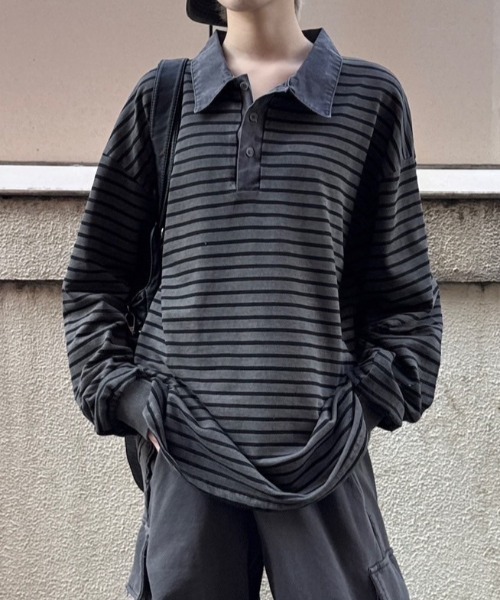 セール】【nmtc +】border long sleeve / 【エヌエムティーシープラス
