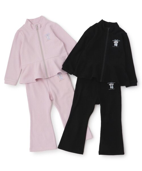 petit main(プティマイン)の「【バレエ】ペプラムジップアップパンツSET(セットアップ・キッズ・ライトピンク/ブラック・100cm/130cm/120cm/110cm/90cm)」の9枚目の写真