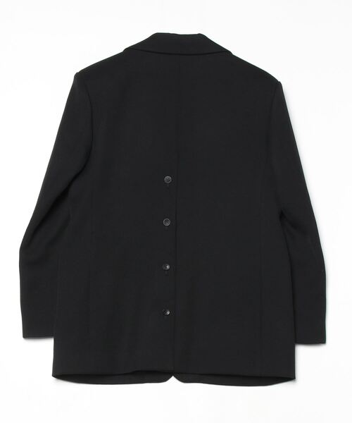 CINOH(チノ)の「CAVARLY TWILL BACK BUTTON JACKET(テーラードジャケット・レディース・ブラック/ブラウン・38)」の22枚目の写真