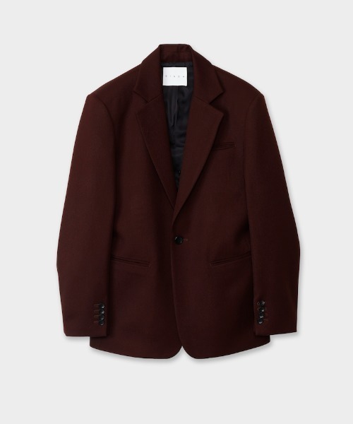 CINOH(チノ)の「CAVARLY TWILL BACK BUTTON JACKET(テーラードジャケット・レディース・ブラック/ブラウン・38)」の13枚目の写真