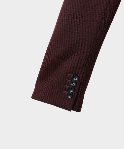 CINOH(チノ)の「CAVARLY TWILL BACK BUTTON JACKET(テーラードジャケット・レディース・ブラック/ブラウン・38)」の14枚目の写真