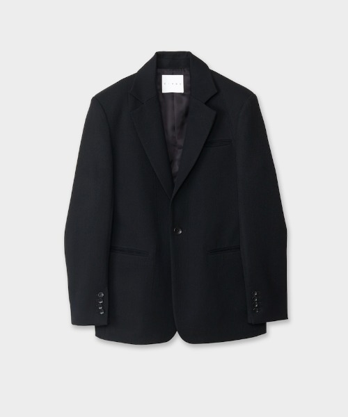 CINOH(チノ)の「CAVARLY TWILL BACK BUTTON JACKET(テーラードジャケット・レディース・ブラック/ブラウン・38)」の17枚目の写真
